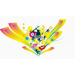 炫丽音乐动感嘻哈元素