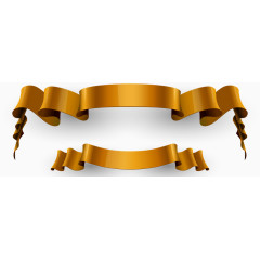 金色飘带