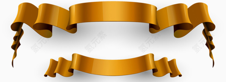 金色飘带