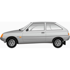 矢量灰色汽车元素