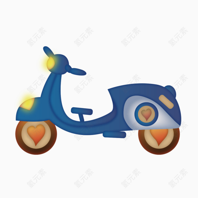 电动车卡通模型