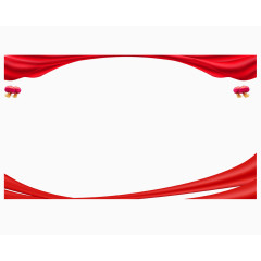 新年喜庆帷幕免抠PNG素材