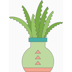 个性定制别致花瓶装仙人掌