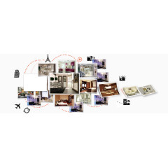 城市背景照片墙