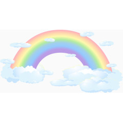 矢量卡通彩虹