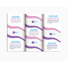 时尚手册设计排版矢量素材