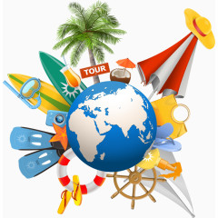 矢量地球旅游
