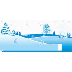 雪天冬季大雪素材