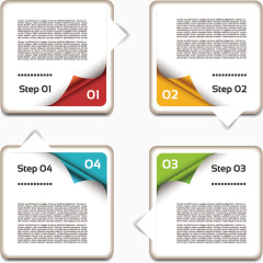 矢量卷角流程图