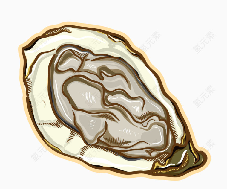 美味的海鲜矢量图