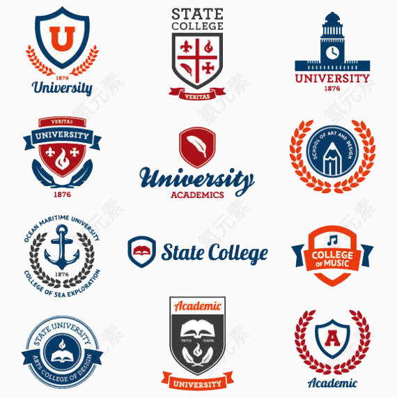 名牌大学logo