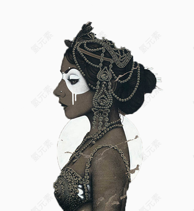 女性人物插画