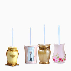 马桶刷套装带底座软毛洁厕刷