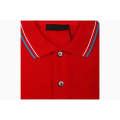 纯棉翻领商务休闲短袖男士T恤