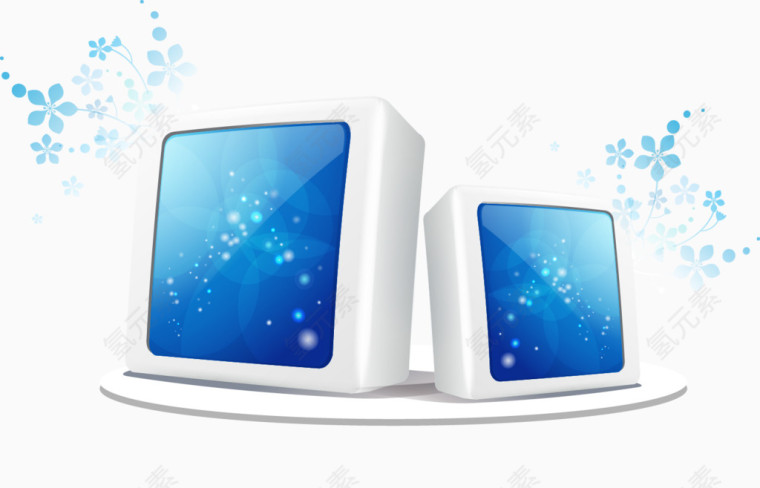 矢量科技花纹素材图片