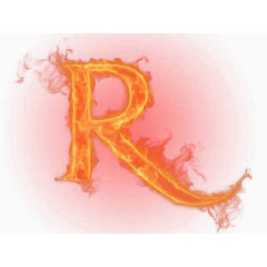 金色火焰字母效果