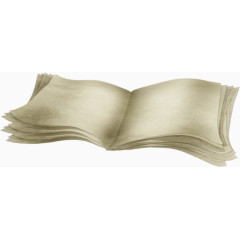 手绘复古书本素材