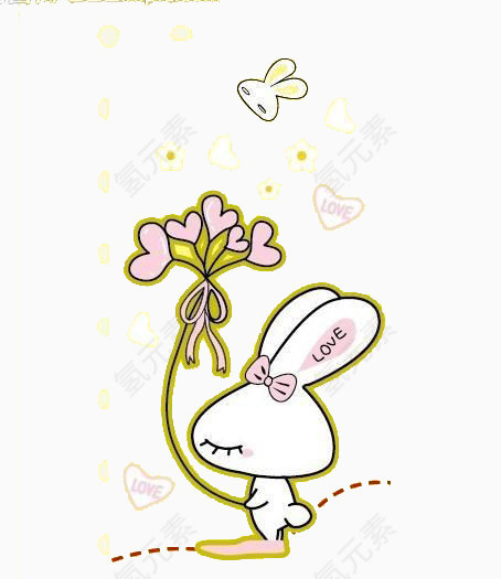 可爱小兔子卡通