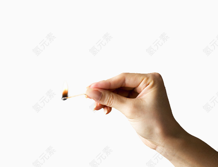 划火柴的手