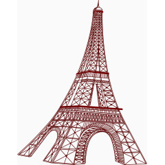 巴黎塔矢量图