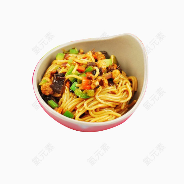 鱼香肉丝面条