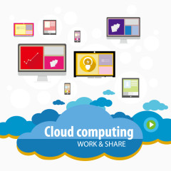 商务 科技 云朵 技术