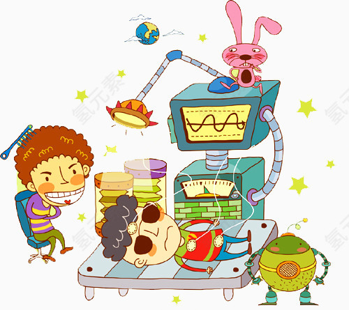 机器人给人动手术