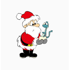 圣诞老人素材矢量