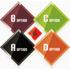 创意PPT元素信息标签素材