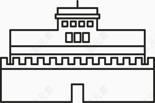 旅游  图标 景点