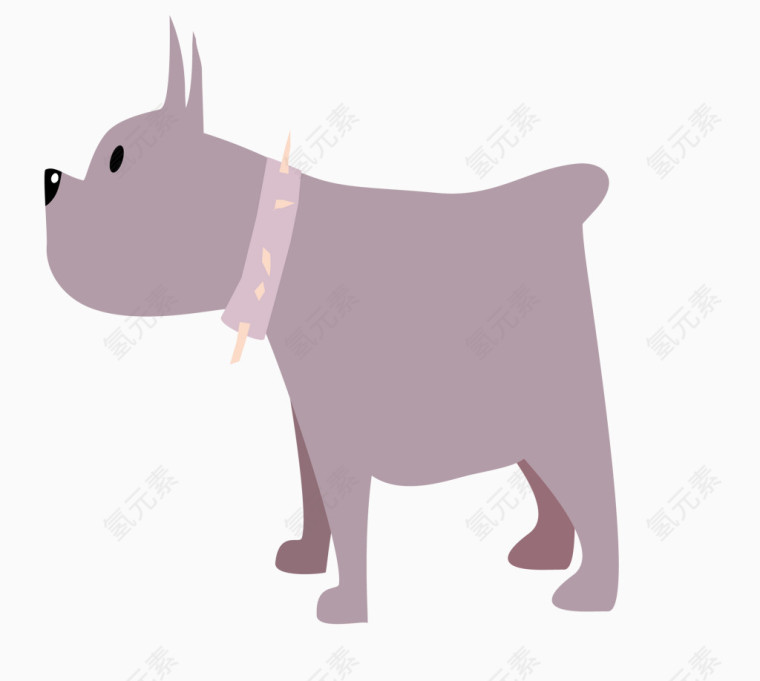 可爱卡通动物矢量