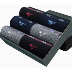 七匹狼男士袜子大礼包素材