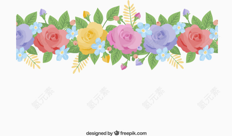 丰富多彩的花卉装饰免费下载