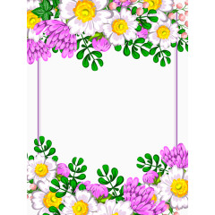 鲜花边框