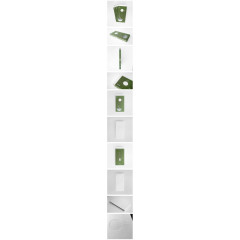 茶文化绿色卡片