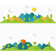 空气清新的郊外