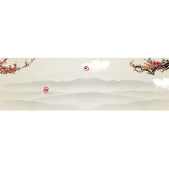 古风背景水墨大气