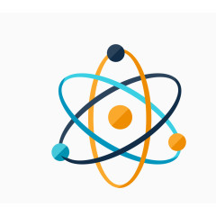 矢量彩色缠绕光圈金属环元素