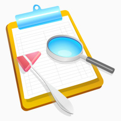 个性放大镜矢量图