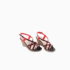 露趾坡跟时尚女凉鞋