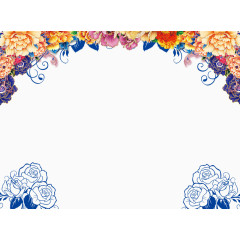 花边框素材元素