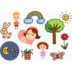 矢量图奇趣童年