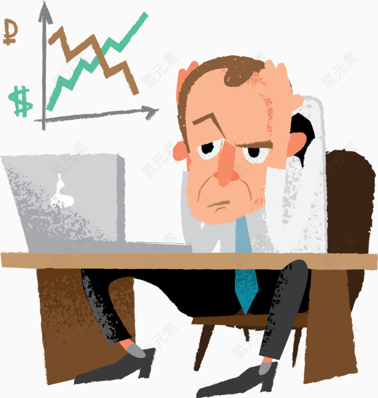 公司老板思考图.