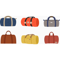 矢量旅行袋插图