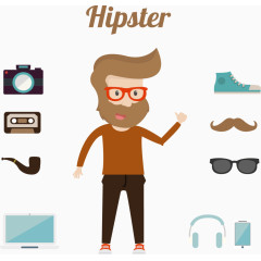 大胡子潮男个人装备