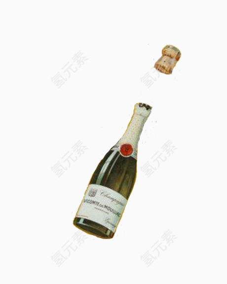 一个酒瓶
