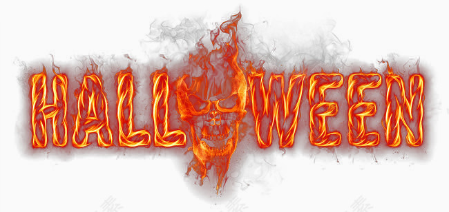 hallween火焰字