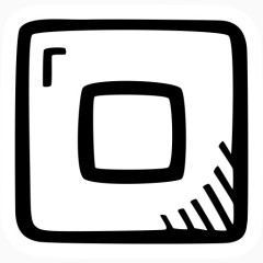 音频控制媒体音乐声音停止停止按钮新的一年的手绘贴纸