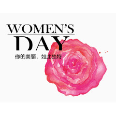 粉色花朵节日装饰