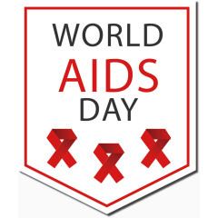 世界艾滋病日标签